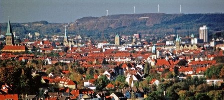 Osnabrück - die Altstadt und der Piesberg