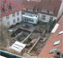 Dom Ausgrabung im Innenhof